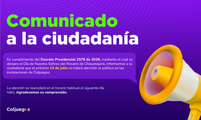 Aviso a la ciudadan&iacute;a